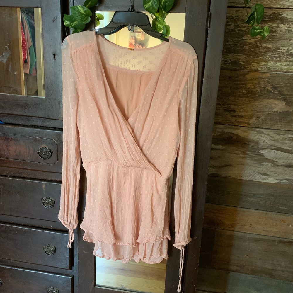 Free People pink romper